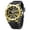 8029-Black Gold, variant on Alloy Dazzle Gradient Colour Digital Watch for Men Waterproof Electronic Sport Watch Luminous