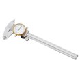 thumbnail image 4 of Metal Dial Caliper Shockproof Measuring Micrometer Inner Outer Diameter Depth Multipurpose Head Lockable Metric Measuring Caliper for Stones stainless steel, 4 of 8