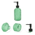 thumbnail image 5 of Unique Bargains 1 Pc Cylinder Argyle Soap Dispenser 13.53oz Green Black, 5 of 6