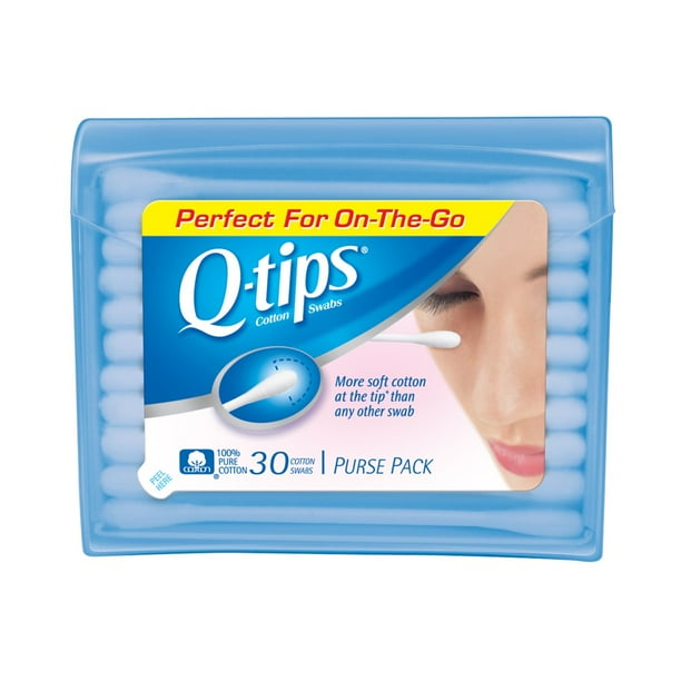 Qtips Cotton Swabs, 30 count