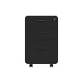 thumbnail image 5 of Monoprice Round Corner 3-Drawer File Cabinet - Black With Lockable Drawer - Workstream Collection, 5 of 6