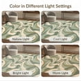 thumbnail image 7 of ODIKA Sage Funky Throw Featuring Asymmetrical Motifs Entryway Abstract Non-Slip Chair-Friendly for Home Office, Gaming Room, Under Desk, 7 of 7