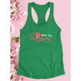 thumbnail image 3 of Mothers Day Pink Ribbon Racerback Tank Women -Image by Shutterstock, Female Large, 3 of 4