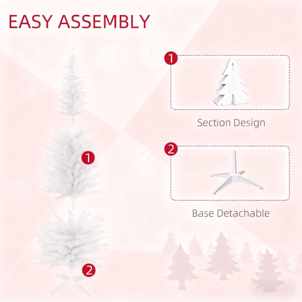 Christmas Tree, Slim Xmas Tree with Realistic Branch