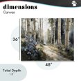 thumbnail image 4 of Stupell Industries Farmhouse Blue Birch Sunlit Forest Canvas Art, 48 x 36, by Franklyn Gregory, 4 of 8
