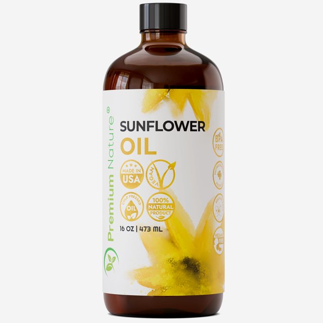 Aceite portador Premium Nature Girasol prensado en frío, 500 ml