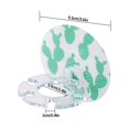 thumbnail image 4 of Toothbrush Wall Holder Bathroom Adhesive Toothbrush Toothpaste Beard Shaver Storage Rack, Green Cactus, 4 of 7