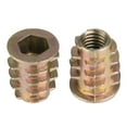 thumbnail image 4 of 50 tuercas hexagonales de inserción interior de aleación de zinc M6 para muebles de madera (M6 x 15), 4 of 9