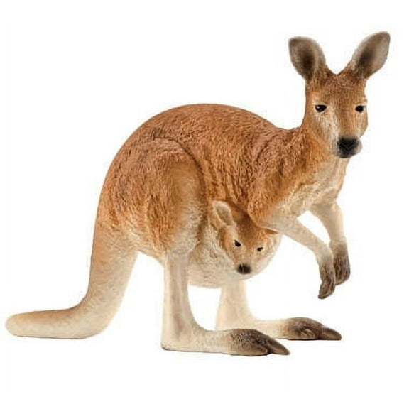 Schleich Wild Life - Kangaroo Animal Figurine - Australian Wild Animal Figures - Kids Ages 3 
