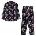 thumbnail image 7 of FOR U DESIGNS Cherry Koala Pajama Sets for Women 2 Piece Button Down Pants Size XS Button Up Pajamas for Women Long Sleeve Sleepwear V-neck Tops Nightwear Winter, 7 of 7