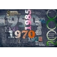 thumbnail image 2 of SD Graphics Studio 32x23 White Modern Wood Framed Museum Art Print Titled - Quotation Timeline, 2 of 4