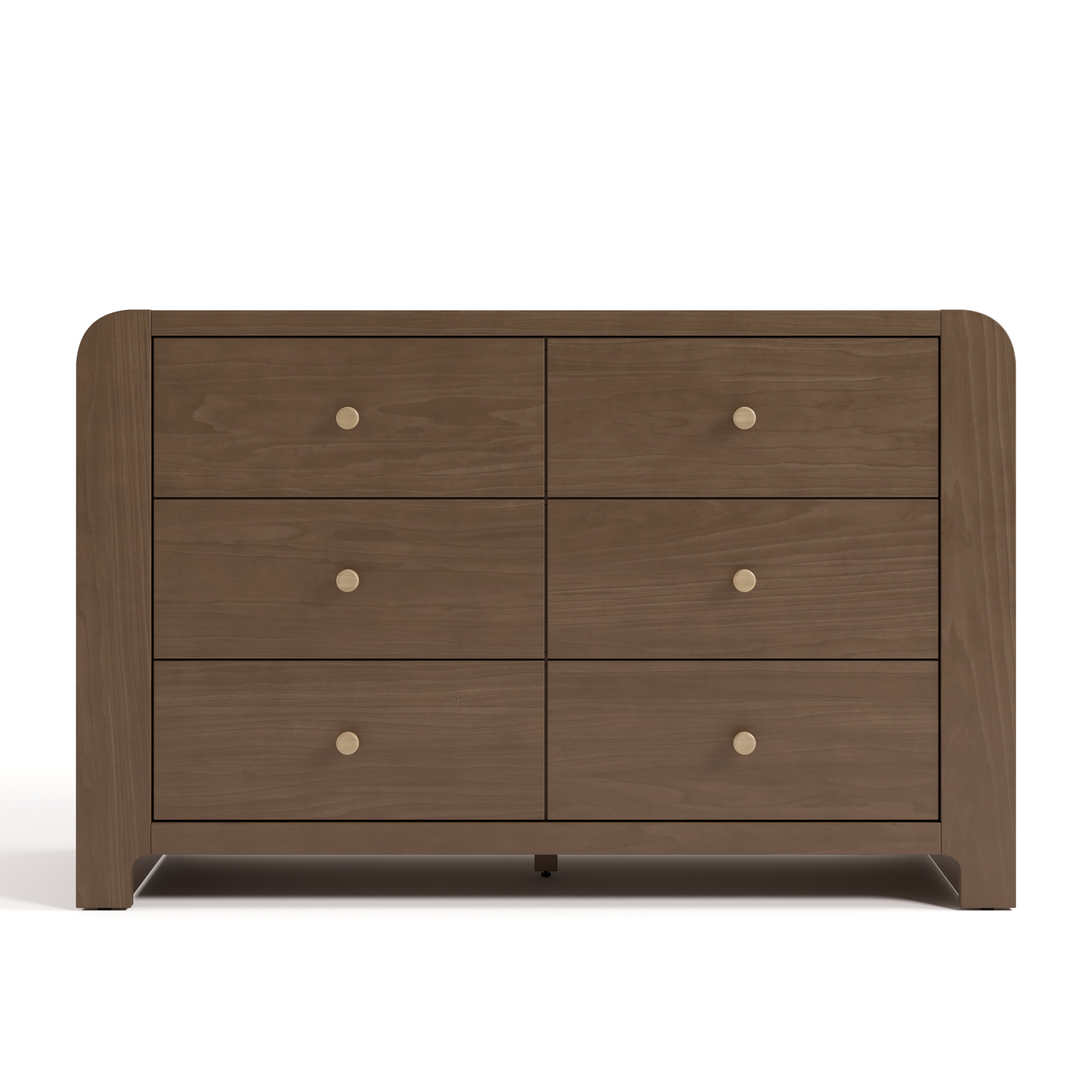 Graco Read-with-Me 6 Drawer Chest with Bookshelves, Hazelnut with Driftwood