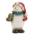 thumbnail image 4 of HAMPPLIES 1Pack Small Snowman Figurines Resin Round Shape For Christmas present Giving, 4 of 8