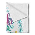 thumbnail image 2 of Saying Soft Flannel Fleece Blanket, Make Your Own Magic Message with Colorful Letters Rainbow Calligraphy Illustration, Cozy Plush for Indoor and Outdoor Use, 70" x 90", Multicolor, by Ambesonne, 2 of 5