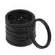 thumbnail image 1 of 10 llaveros con gancho para acampar, escalar, hacer senderismo y gimnasio. Negro 30mm, 1 of 9