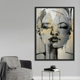 thumbnail image 4 of Abstract Woman Face, Canvas Print, Canvas, Printed Canvas Canvas, Trendy Canvas Gift, Woman Face Canvas Art, Woman Portrait Canvas, Canvas Wall Decor - Rolled Canvas, 4 of 6