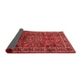 thumbnail image 2 of Ahgly Company Indoor Round Medallion Red Traditional Area Rugs, 4' Round, 2 of 4
