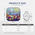 thumbnail image 2 of Kdxio Spring Flower Seasonal Print 2-Piece Sun Shade Front Windshield - Foldable Car Front Window Sunshades For Most Sedans Suv Truck, 2 of 6