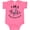 Hot Pink, variant on Inktastic Trigeminal Neuralgia Awareness I am a Fighter Boys or Girls Baby Bodysuit