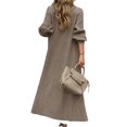thumbnail image 5 of Spring Fall Women Long Sleeve Button Down Casual Long Knit Cardigan, 5 of 6