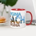 thumbnail image 4 of CafePress - Summer Virginia Beach Virginia Mugs - 11 oz Ceramic Mug - Novelty Coffee Tea Cup, 4 of 6