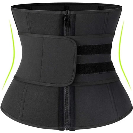 

Vaslanda Women Neoprene Sauna Waist Trainer Corset Sweat Belt Weight Loss Compression Trimmer Workout Fitness