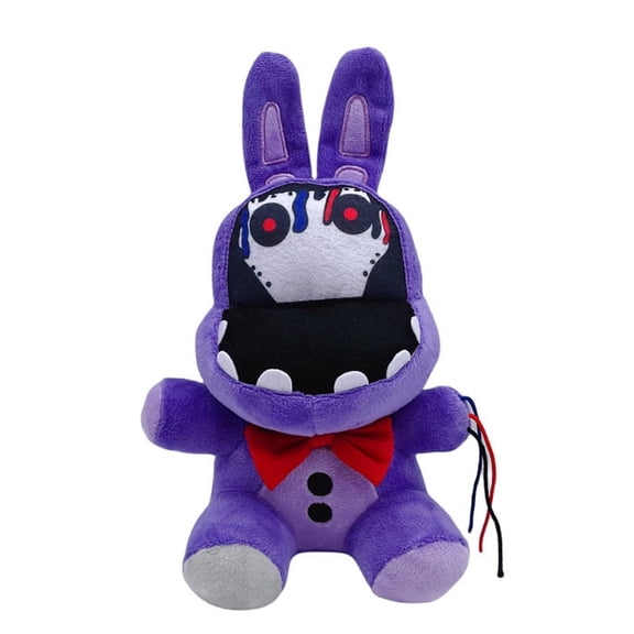 Fazbear Plush Foxy Withered Purple Bunny Stuffed Animal Figure Toys Gift for Kids Security Breach Plush for Lovers