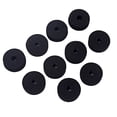 thumbnail image 2 of Shisuyan 10 Pcs 40mm Silencieux de Basses Rond Rond Feutre Cymbales Accessoires (Noir), 2 of 8
