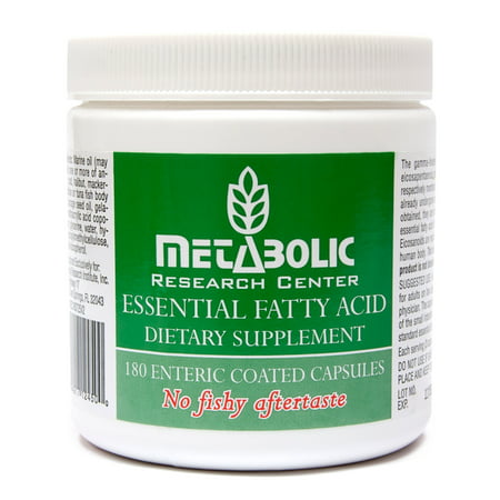 Metabolic Research Center Enteric Coated Essential Fatty Acid - Dietary Supplement, 180
