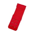 thumbnail image 1 of braveheart Extension Strap Bra Extender Breathable Buckle 2 Hooks Intimate Women Stretchy Adjustable Replacement 3 Rows Underwear red, 1 of 8