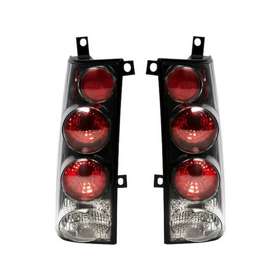 Tail Light Set 2 Piece - Compatible with 1996 - 2002 Chevy Express 1500 1997 1998 1999 2000 2001