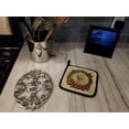 thumbnail image 4 of Carolines Treasures DAC2411PTHD 7.5 x 7.5 in. Unisex Poodle Christmas Flowers Pair of Pot Holders, 4 of 5