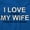 Royal, variant on Fishermens Humor I Love My Wife Funny Men's Big & Tall Crewneck Graphic Tee Brisco Brands 2X