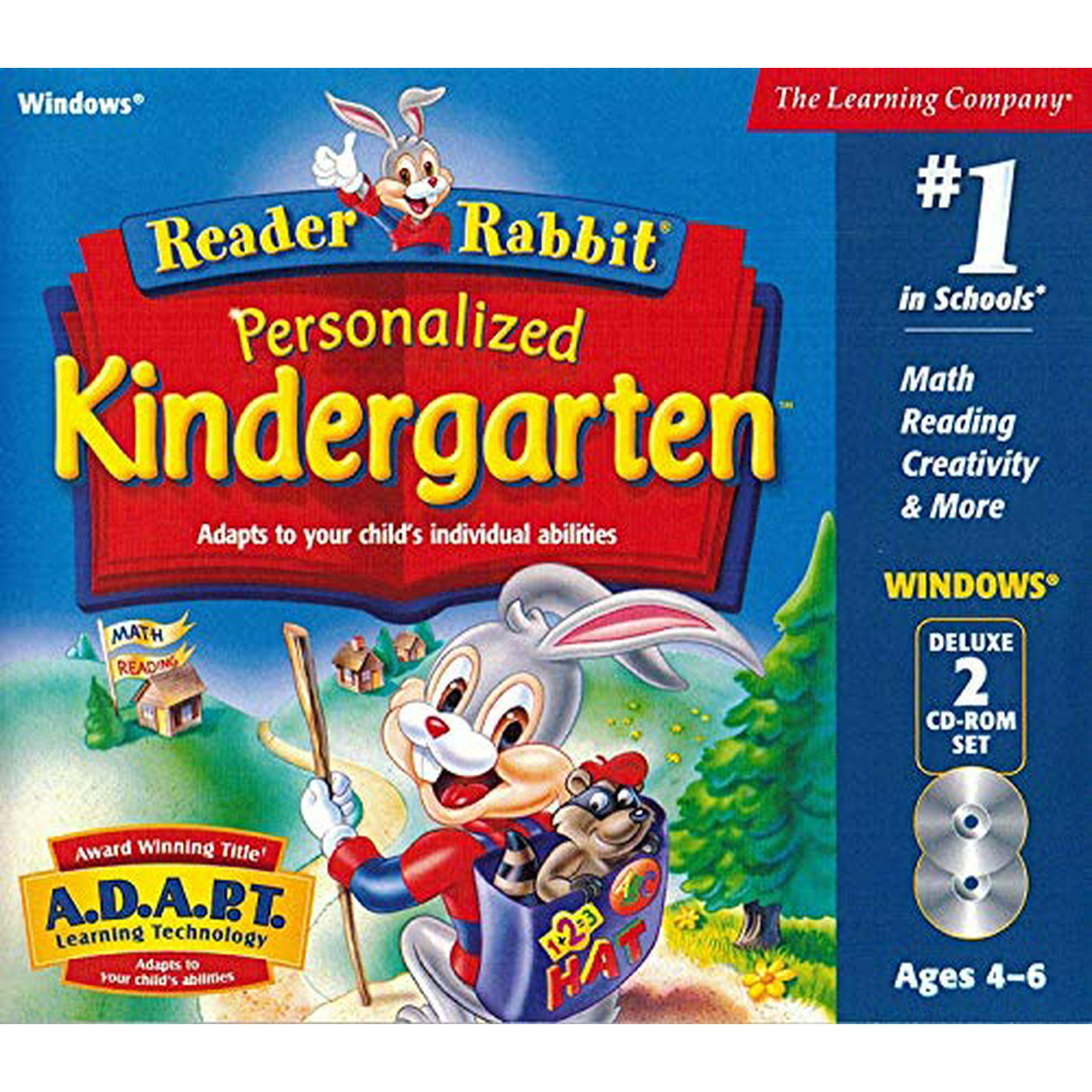 Reader Rabbit Personalized Kindergarten (2 cDs) - Walmart.ca