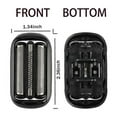 thumbnail image 3 of 2 Pack Series 5/6 53B Replacement Head for Braun Electric Foil Shaver, 3 of 5