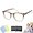 Transparent, variant on Protectivemethod Reading Glasses,Women's Sexy Leopard Print Reading Anti Blue Light Glasses