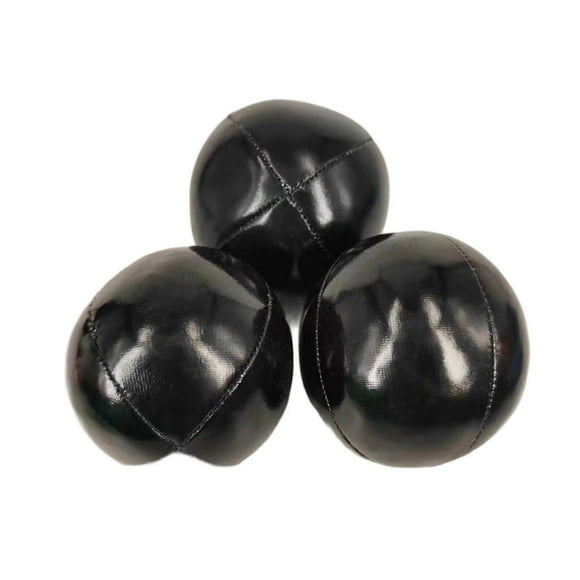 3x Juggling Balls PU Hand Throwing Juggle Toys for Practice Beach Boys Girls green