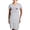 Heather Gray, variant on - Butterfly_Grandma - Women's Nightshirt