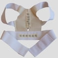thumbnail image 4 of Soidarity corrector de postura buena elasticidad hombro brace inferior ligero ajustable ajustador enderezador para mujeres blanco / s Type3 NO3 Soidarity CE014177-01, 4 of 6