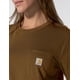 thumbnail image 5 of Remera de Manga Larga Holgada para Mujer Carhartt Marrón Talle L, 5 of 6