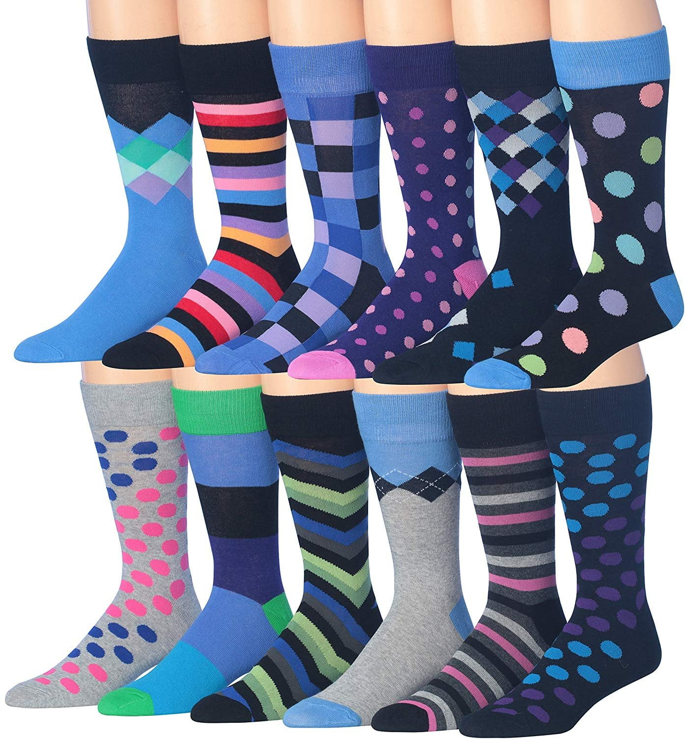 Details about   Crew Socks Mens Mid Crew Socks  Warm Christmas Gift Bed Socks Casual 5 Pairs/Lot 