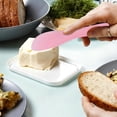 thumbnail image 4 of 1-Pack Multipurpose Spreaders,Everyday Use Knives for Spreading,Food-Grade Small Spreader Knives,Dishwasher Safe,Mess Free Butter Spreader,BPA-Free,Plastic Kitchen Cooking Tools(Pink), 4 of 6