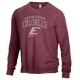 thumbnail image 2 of Men's Alternative Apparel Heathered Maroon Eastern Kentucky Colonels The Champ Raglan Pullover Sweatshirt, 2 of 3