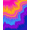 Pink, Pattern 1, variant on ODIKA 4'x6' Machine Washable Non-Slip Area Rug, Sunset Gradient Melt Artistic High Traffic Rug, Pink, 485032