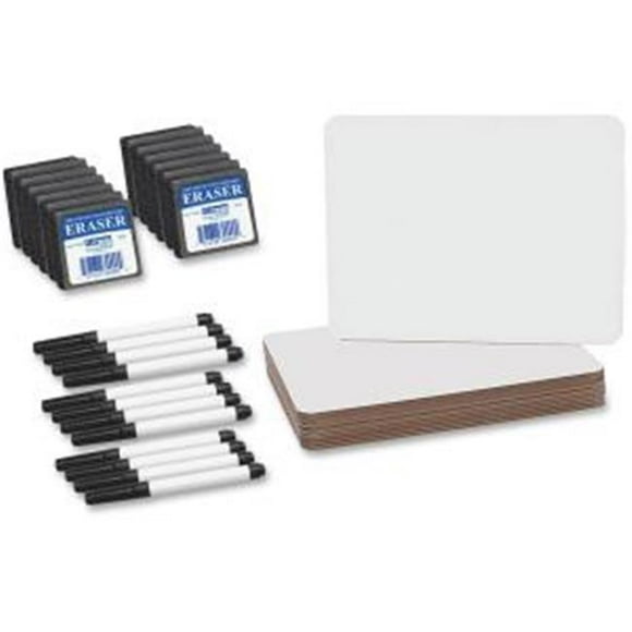 Ensemble de Planches Effaçables à Sec 9 x 12 Po. Pack de Classe