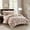 Blush, variant on Lanco Anemone Floral 7 Piece Comforter Set Blush, Bed Size Queen, Fill Polyester