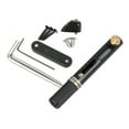 thumbnail image 1 of Individual Bass Bridge, Headless Fanned Bridge Firm Fixing Metal Wide Compatibility Standard Design  For 6 Strings Guitar, 1 of 8