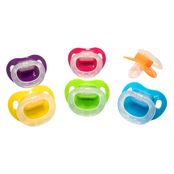 Parent's Choice Silicone Pacifiers, 0+ Months, 2 Counts (Colors May
