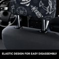 thumbnail image 4 of Kdxio Anchors and Lighthouse Pattern Print 2 Piece Car Head Rest Covers Set Auto Front/Rear Seats Headrest Cover Universal Fit Most Cars,Sedan, SUV, 4 of 9