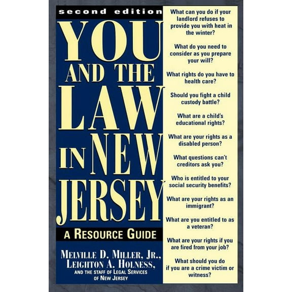 You and the Law in New Jersey: A Resource Guide, (Paperback)